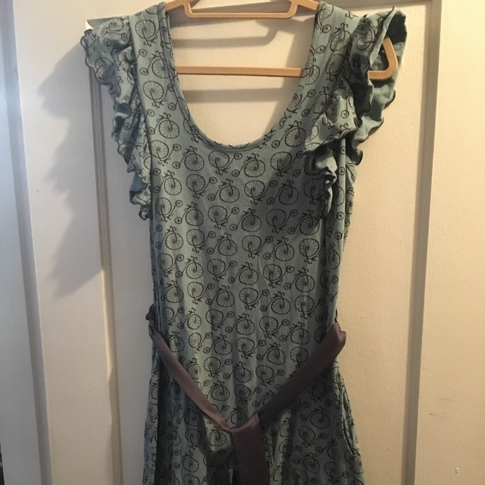 Frilly bike print Effie’s Heart dress